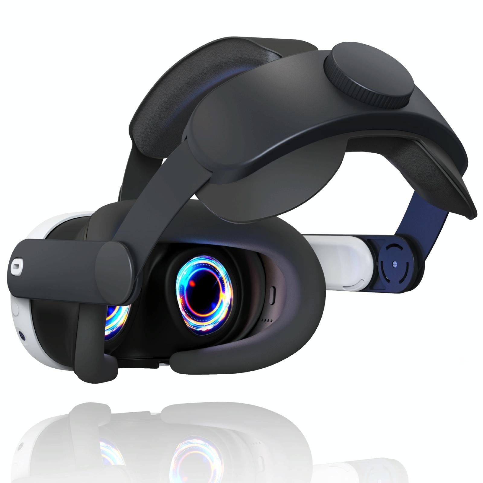 V562-B1041804060DBT-202505221207-00 Elite Vr Headset Strap for Meta Quest 3 - Adjustable - Black - Image 1