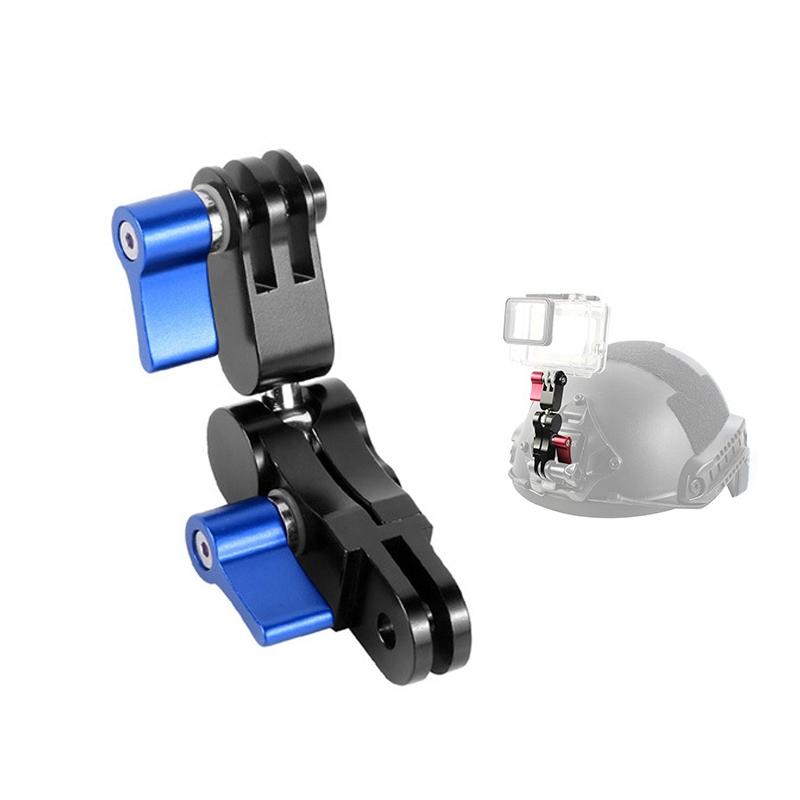V562-B1045965950DBT-219965-00 360 Degree Rotating Mount Adapter for Gopro Hero11 - Aluminium Alloy - Blue - Image 1