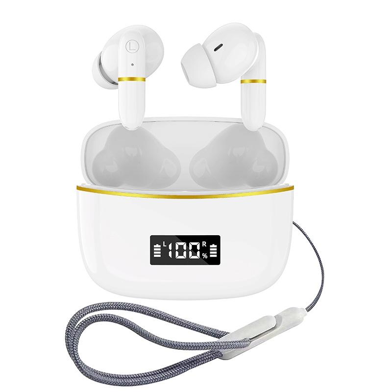 V562-B1049324060DBT-202505222040-00 Wireless In-ear Earphones with Digital Charging Case - J2 - White - Image 1