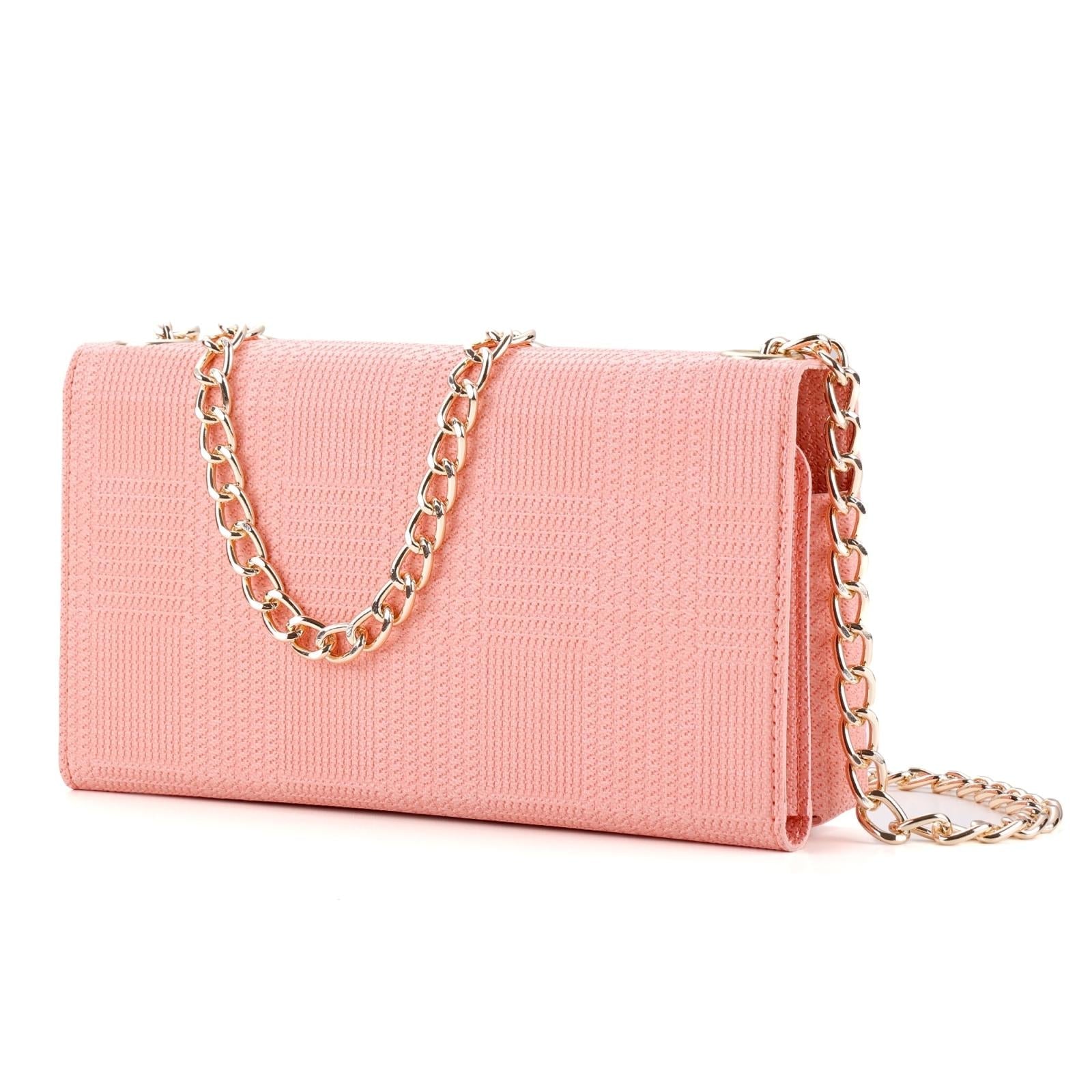 V562-B104970600ADE-202505191648-00 Leather Crossbody Bag With Rfid Protection 20 X 10 X 3.5Cm - Pink - Image 1