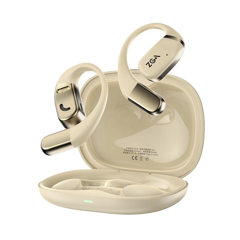 V562-B106786600ADE-202505222013-00 Wireless Bluetooth Earphones - Zga Gs18 Blade Ai - Beige - Image 1