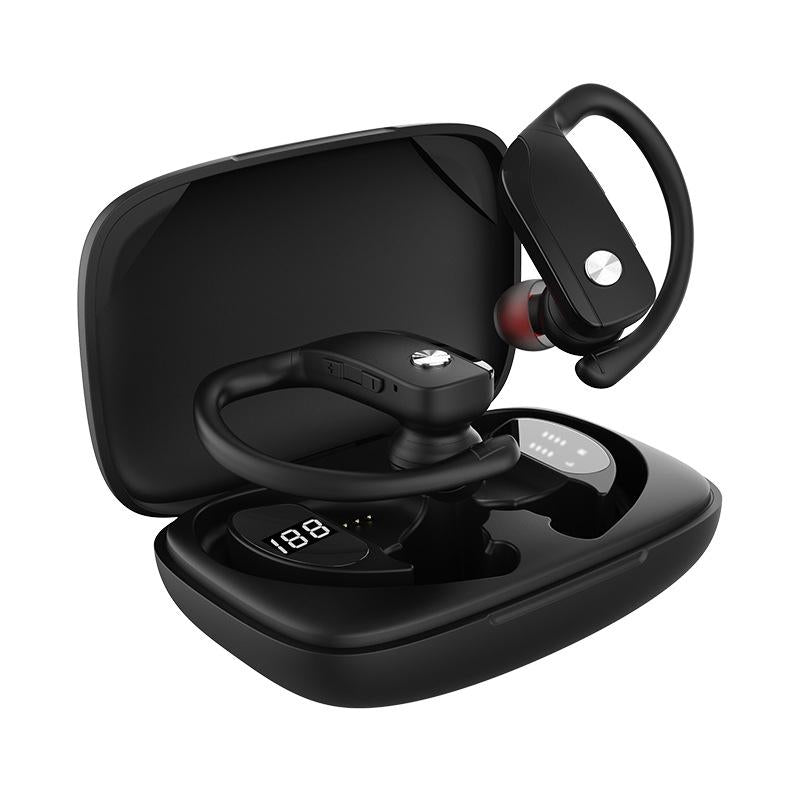 V562-B1070214060DBT-202505261843-00 Wireless Noise-cancelling Bluetooth Earbuds with Dual Battery Display - T16 Black - Image 1