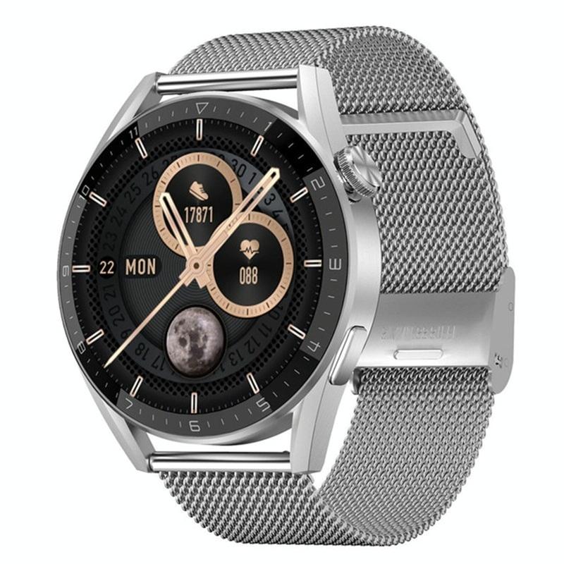 V562-B107127100AYS-202504252141-00 Smart Steel Watch With Colour Screen - Silver - Image 1