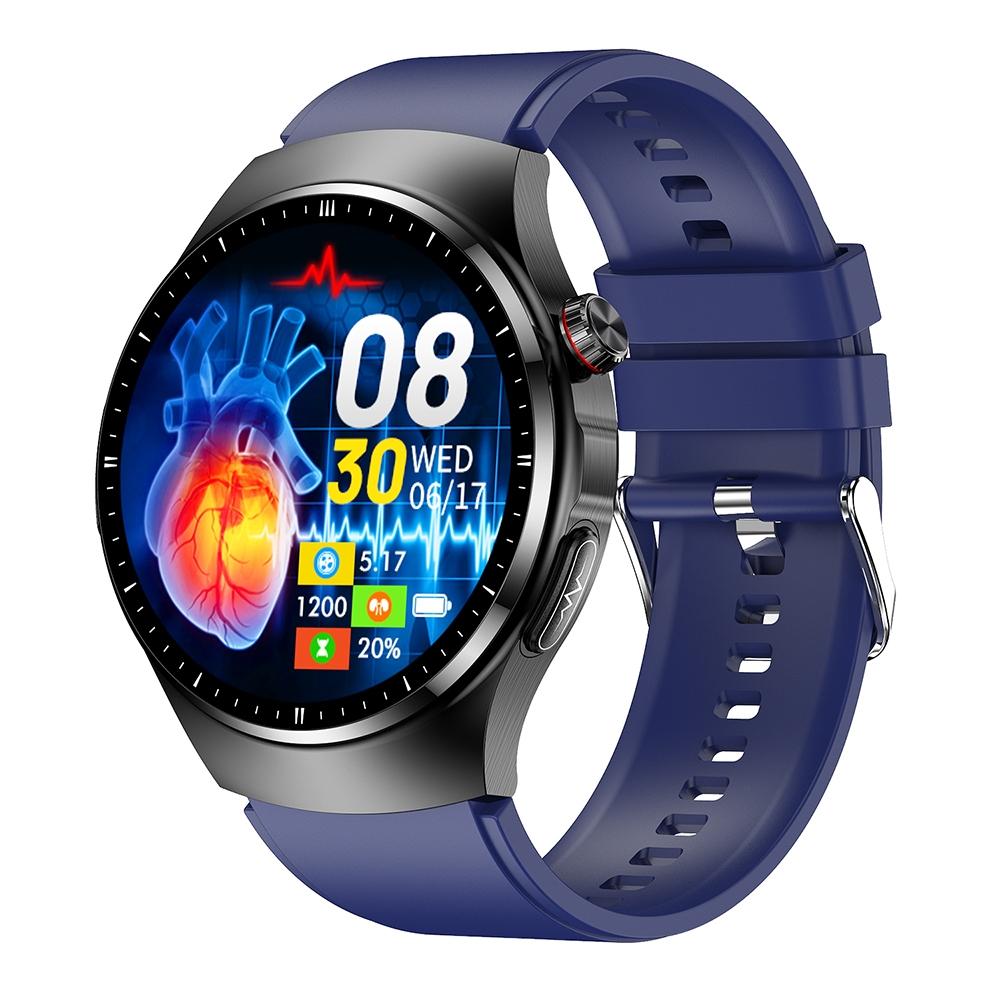 V562-B1072505060DBT-202504252115-00 1.39 Inch Ip67 Waterproof Sports Health Monitoring Smart Bluetooth Calling Watch - Blue Silicone - Image 1