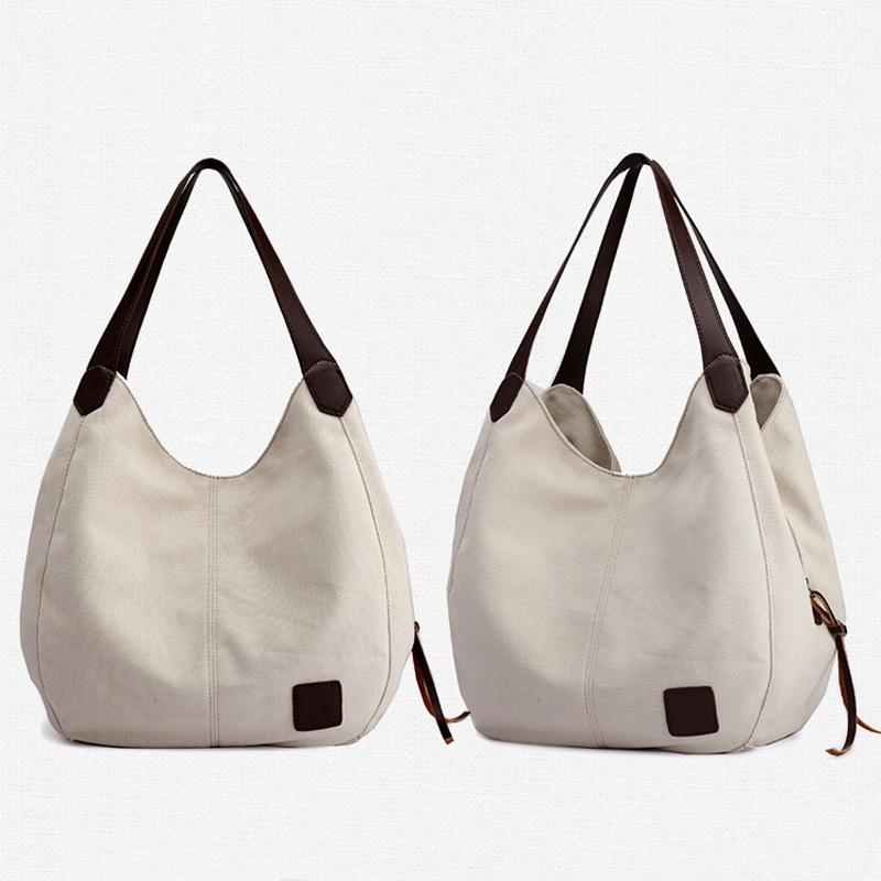 V562-B1072792550DBT-202504251606-00 Retro Art Lady Shoulder Bag - Simple & Chic Beige - Beige - Image 1