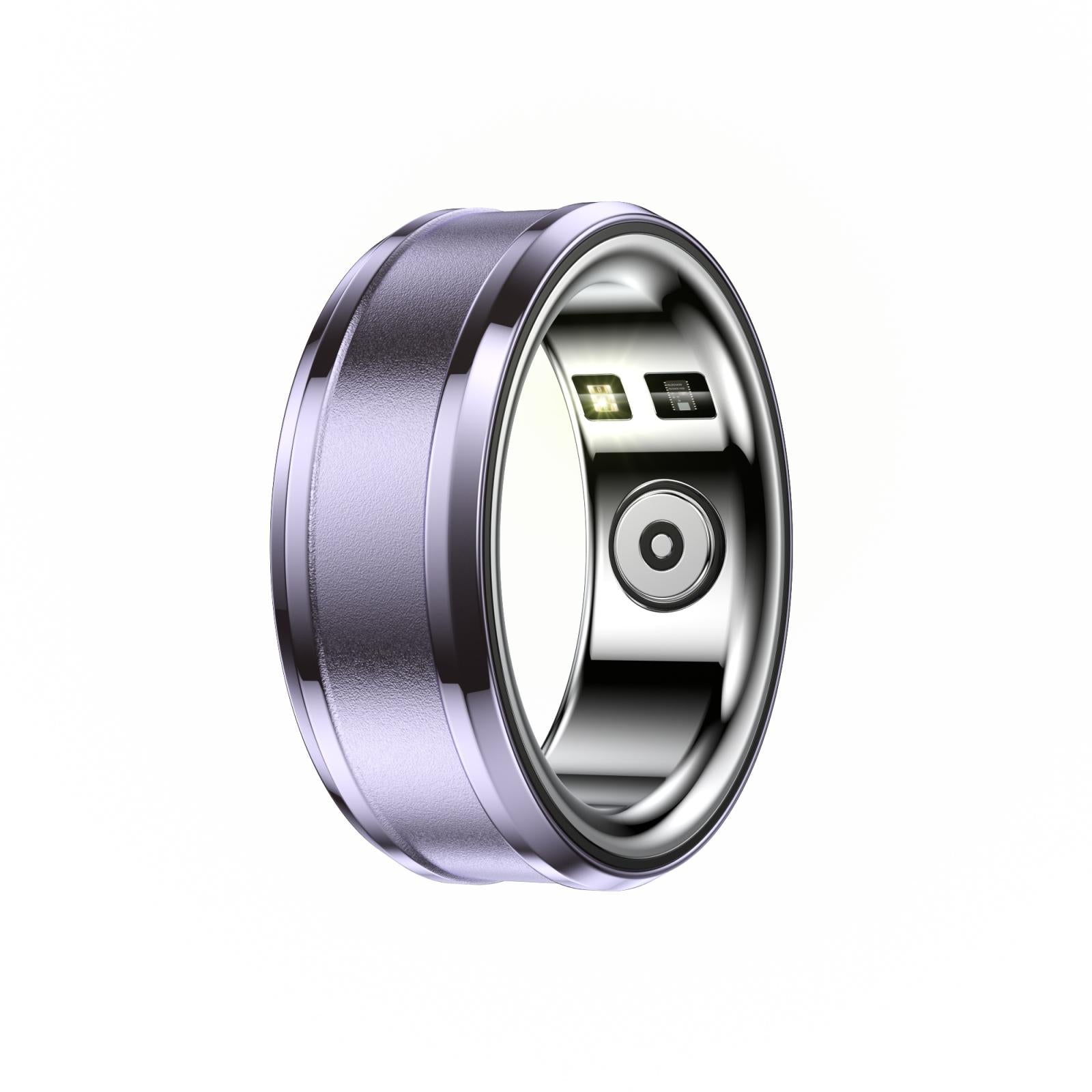V562-B107315200AYS-202504281842-00 Smart Ring With Heart Rate Blood Oxygen & Sleep Monitoring - Size 18 - Purple - Image 1