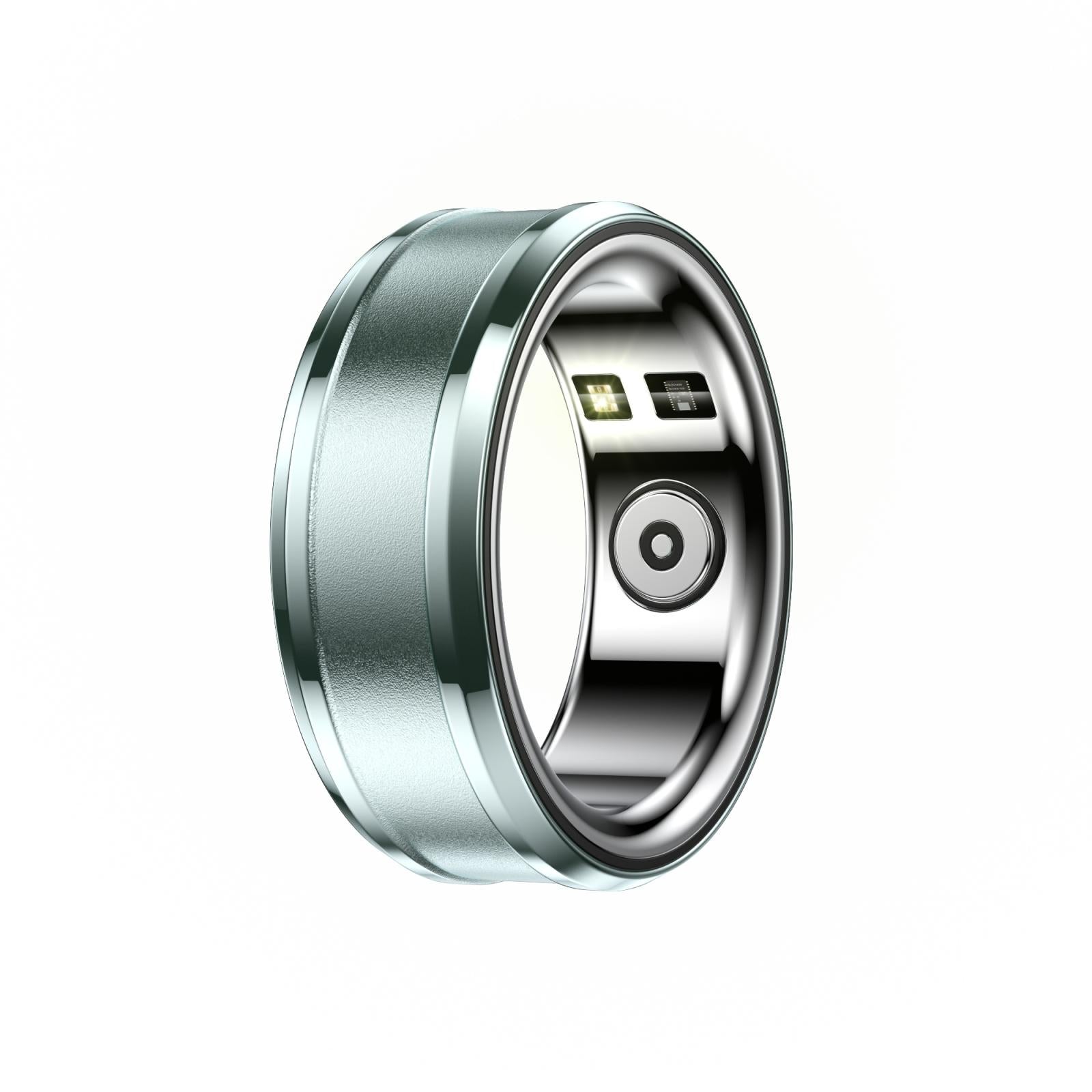 V562-B107635200AYS-202504281835-00 Smart Ring With Heart Rate Blood Oxygen & Sleep Monitoring - R3 Size 23 - Blue - Image 1