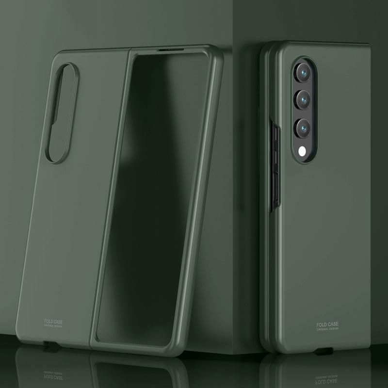 V562-B107733300ADE-202505291245-00 For Samsung Galaxy Z Fold4 5G Shockproof Skin - Breathable & Protective - Green - Image 1