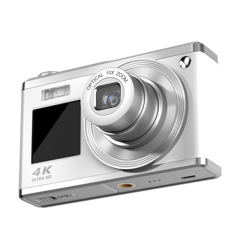 V562-B1080164060DBT-222171-00 4K Hd Optical Zoom Digital Camera 60Mp Dual Screen Selfie Camera No Memory - White - Image 1