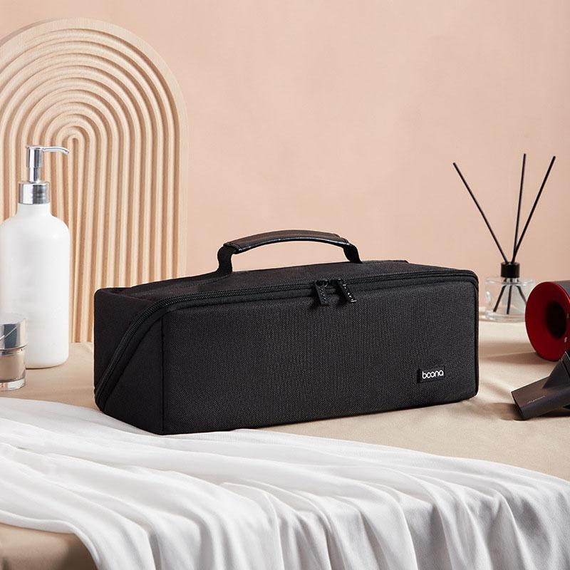 V562-B1090905060DBT-202503191425-00 Waterproof Hair Dryer Storage Bag Large Capacity - Black - Image 1