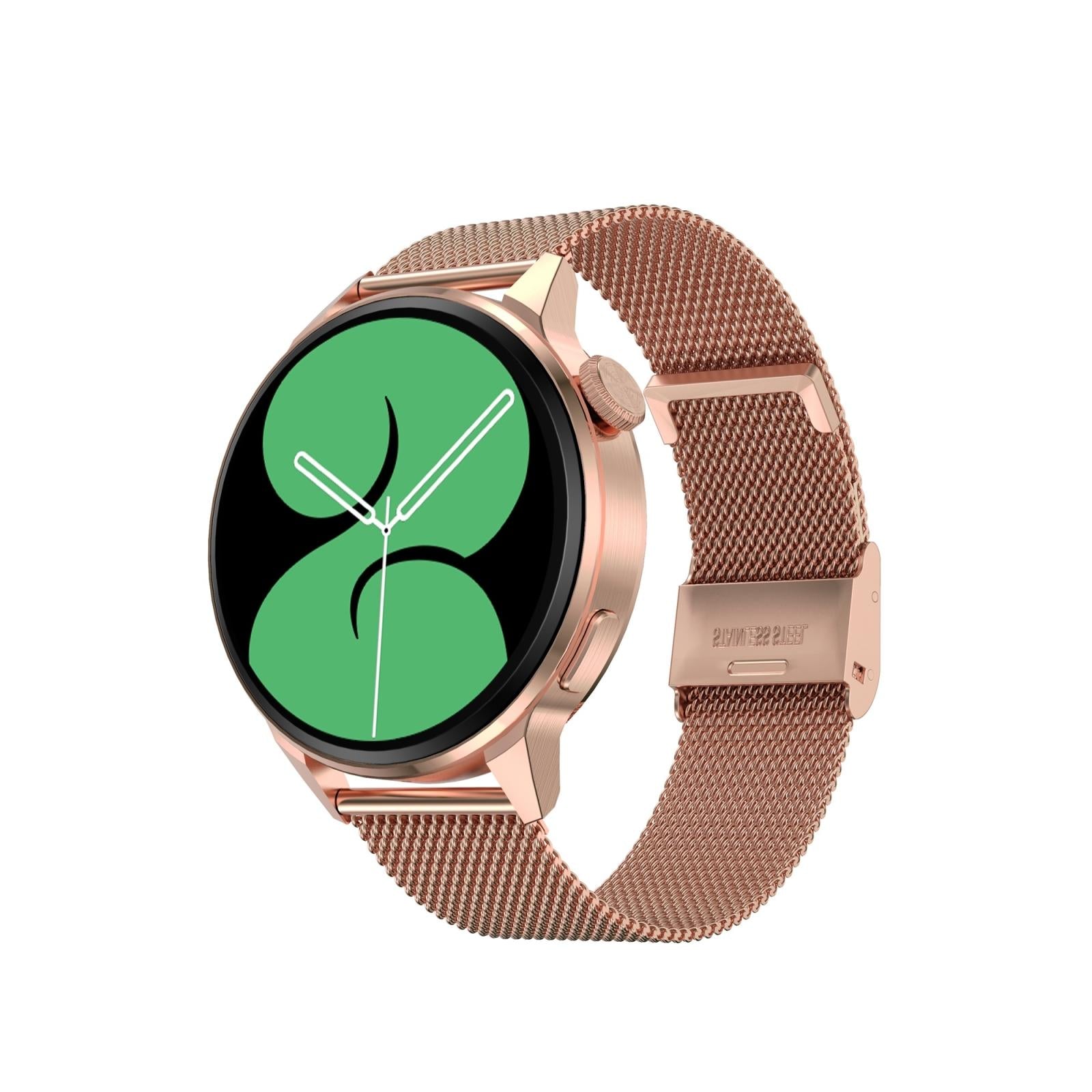 V562-B109717100AYS-202504252030-00 Steel Smart Watch With Colour Screen - Dt4 - Gold - Image 1