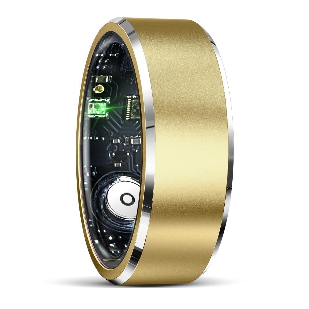 V562-B109896200AYS-202504281921-00 Smart Ring For Health Monitoring & Multiple Sports - R5 Size 12 - Gold - Image 1
