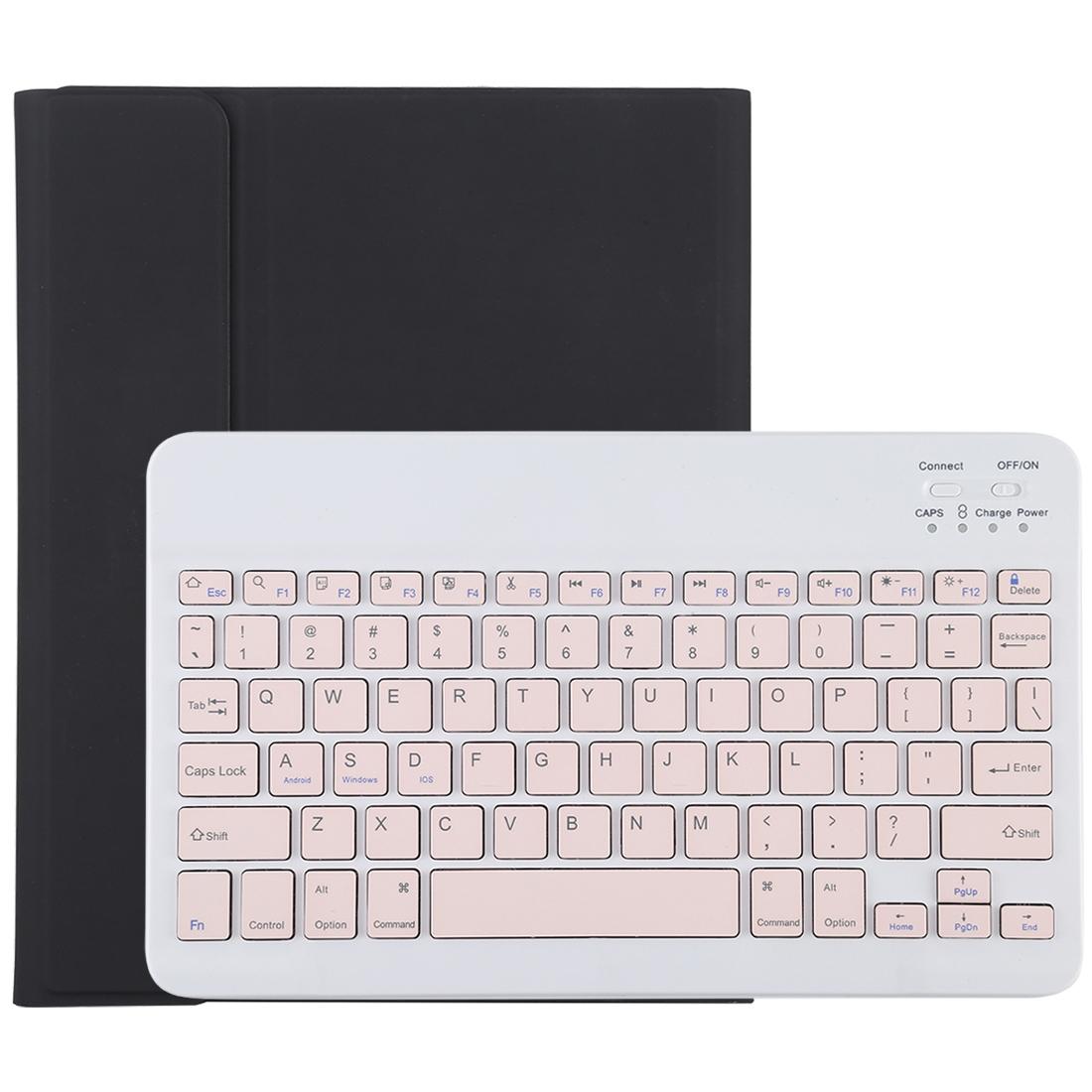 V562-B1105ORPI-202504291911-00 Bluetooth Tablet Case For Ipad Pro 11 With Detachable Microfiber Leather Pen Slot & Holder - Black - Image 1