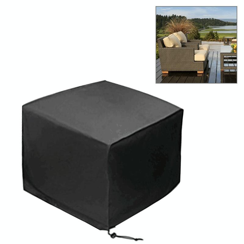 V562-B1327CH-202503031811-00 Waterproof Outdoor Furniture Cover - 210d Oxford Cloth - Dust-proof - Anti-uv - Fits Table and Chairs - 308x138x98cm - Black - Image 1
