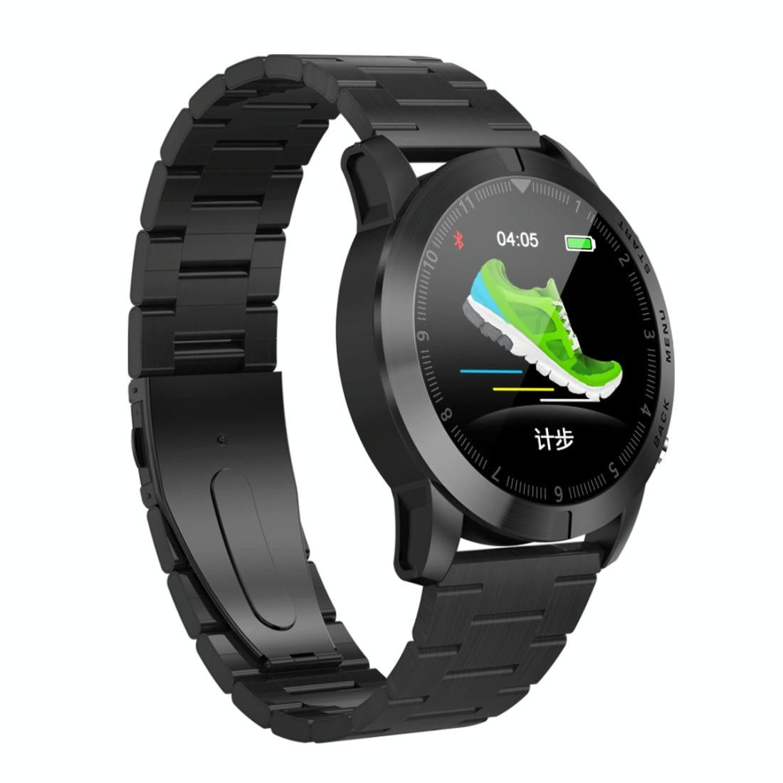 V562-B1640AC-202504252132-00 Waterproof Smart Bracelet With Call Reminder And Heart Rate Monitor - Ip68 - Black - Image 1
