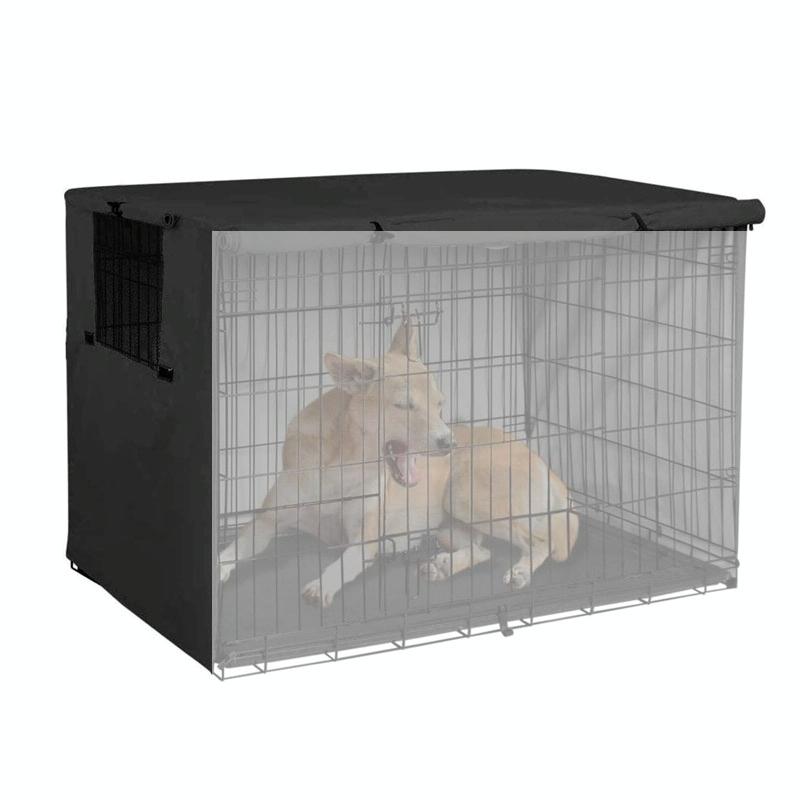V562-B2090422060DBT-202503031930-00 Outdoor Pet Cage Cover - Waterproof & Dustproof - 79x50.8x53cm - Black - Image 1