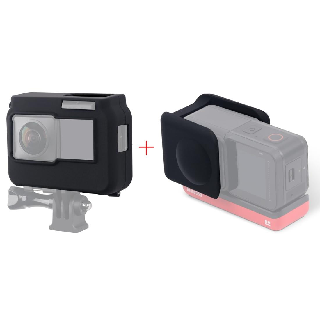 V562-B2181ACD-202502212155-00 Silicone Case with Lens Cap for Insta360 one r Camera - Image 1