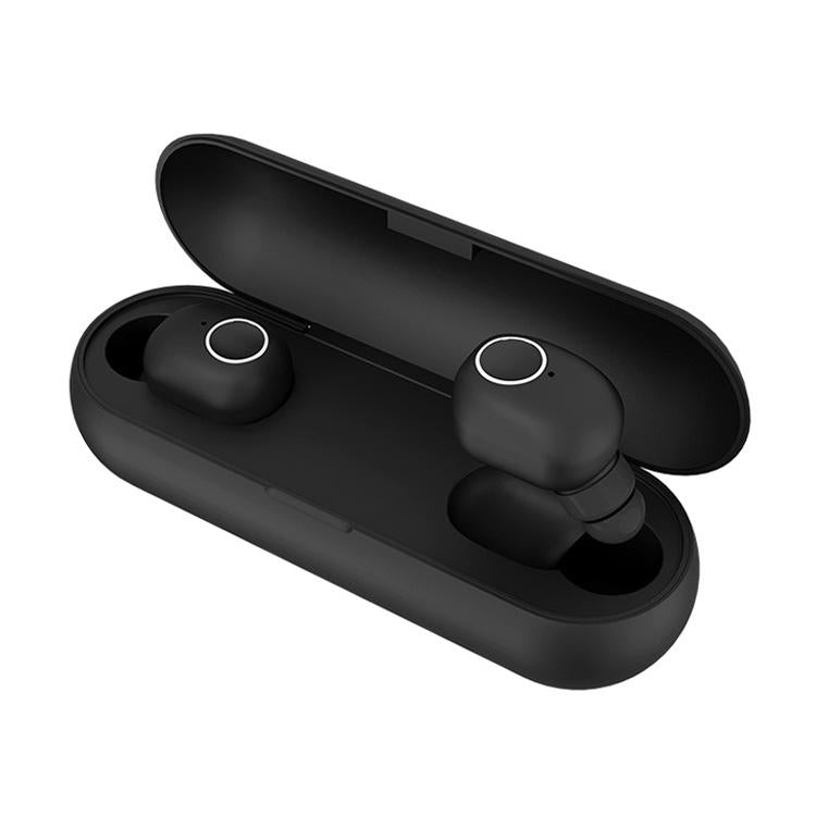 Wireless Sports Bluetooth 5.0 Earphones - Binaural Stereo - Black