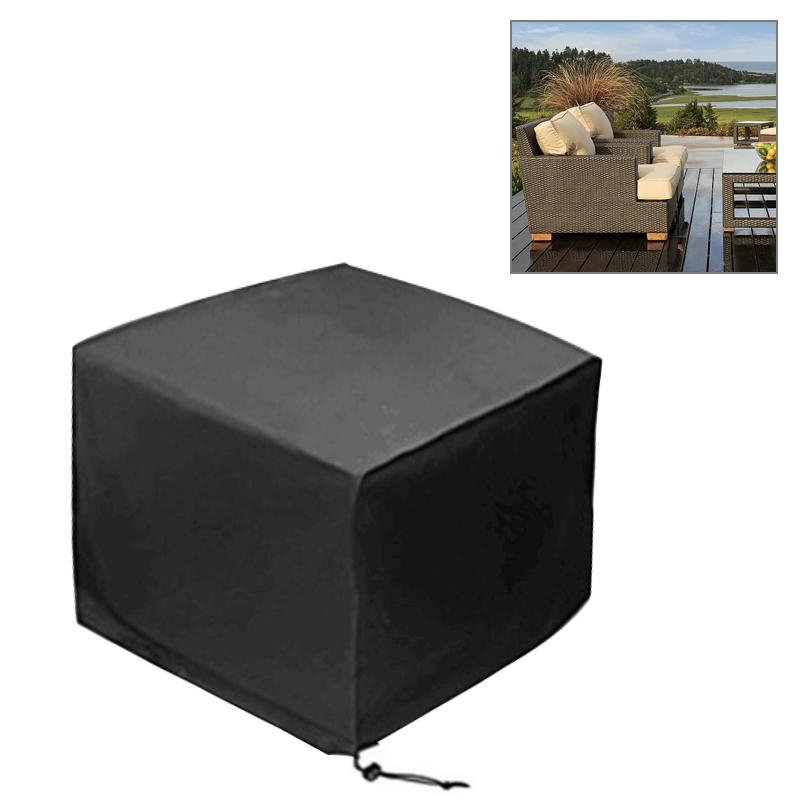 V562-B2327CH-202503031921-00 Waterproof Outdoor Furniture Set Cover - Anti-uv Dust-proof 210d Oxford Cloth - 325x208x58cm - Black - Image 1