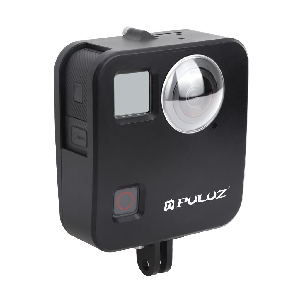 V562-B244UP-202503061835-00 Aluminum Alloy Protective Cage for Gopro Fusion with Mount and Lens Caps - Image 1
