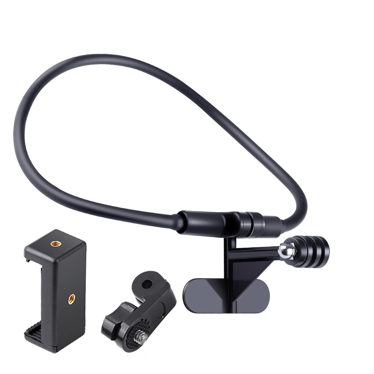 V562-B2591ACD-202503062145-00 Neck Phone Camera Holder with Phone Clamp - Hands-free & Extended - Image 1