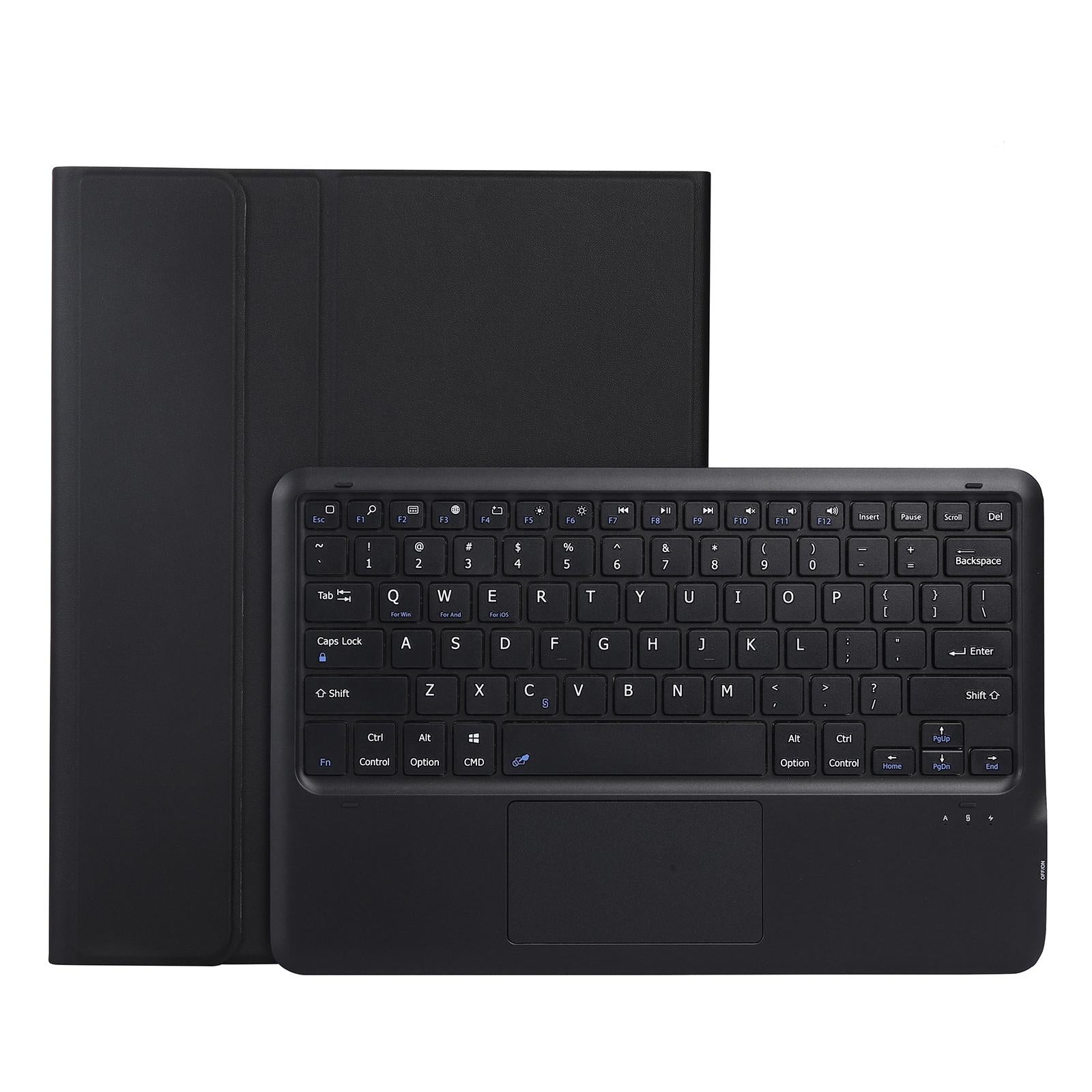V562-B2630ORPI-202504291812-00 Detachable Bluetooth Keyboard Tablet Case For Ipad Pro 12.9 - Ultra-Thin With Touchpad Pen Slot & Holder - Black - Image 1