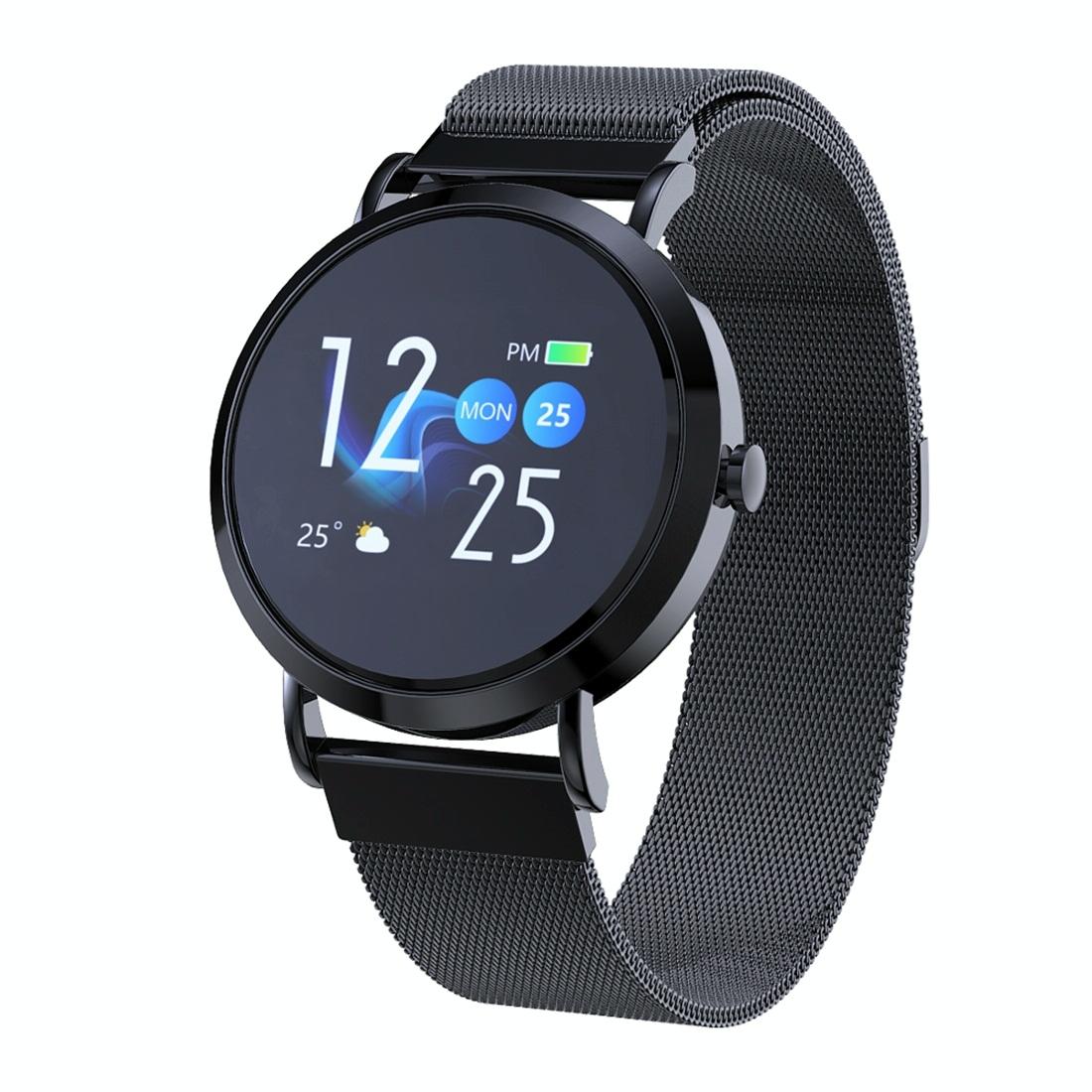 Smart Bracelet With Call Heart Bp Sleep And Oxygen Monitoring - Black