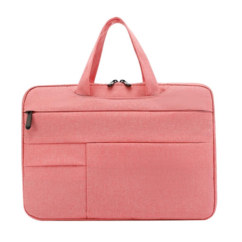 V562-B300293200ADE-202502282001-00 Waterproof Laptop Handbag for 15.4-16 Inch Laptops - Oxford Cloth - Pink - Image 1