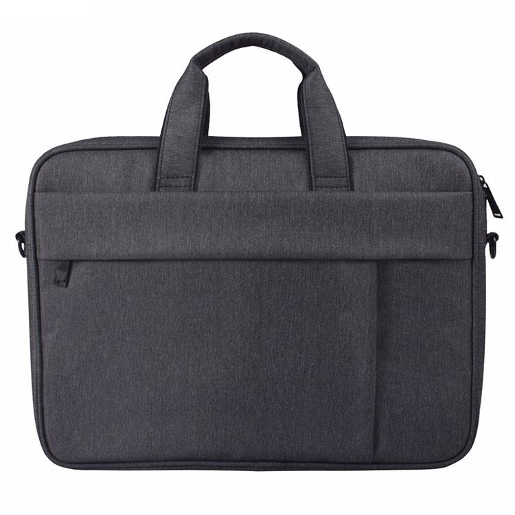 V562-B3025BL-202504221115-00 15.6 Inch Laptop One-Shoulder Handbag With Waterproof Anti-Theft Design And Suitcase Belt - Black - Image 1