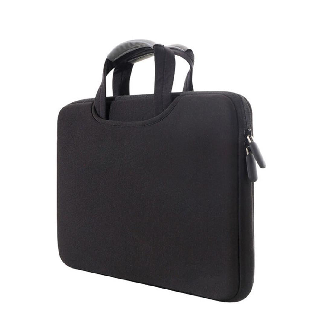 V562-B3155BL-226957-00 Portable Air Permeable Handheld Sleeve for Macbook Air / Pro and Laptops - 38x27.5x3.5cm 15.4 Inch - Black - Image 1