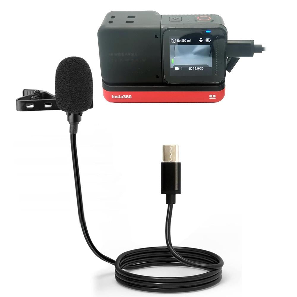 V562-B3412ACD-202502212350-00 Insta360 one r Lavalier Clip Microphone - Image 1