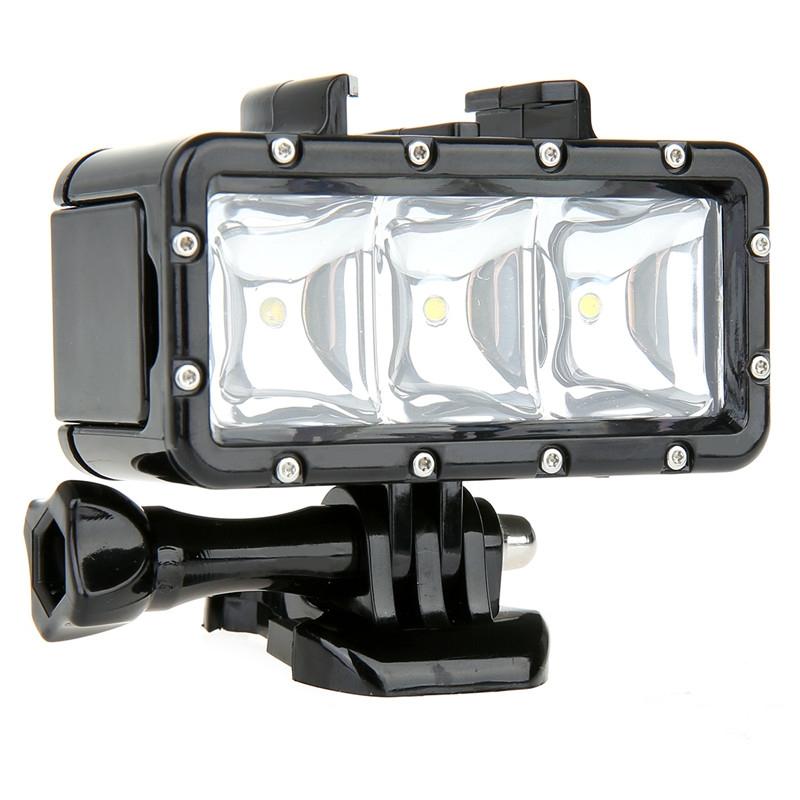 V562-B3440-ACD-S-202502211920-00 Waterproof Action Camera Light for Gopro Hero12 - 30m 300lm - Image 1