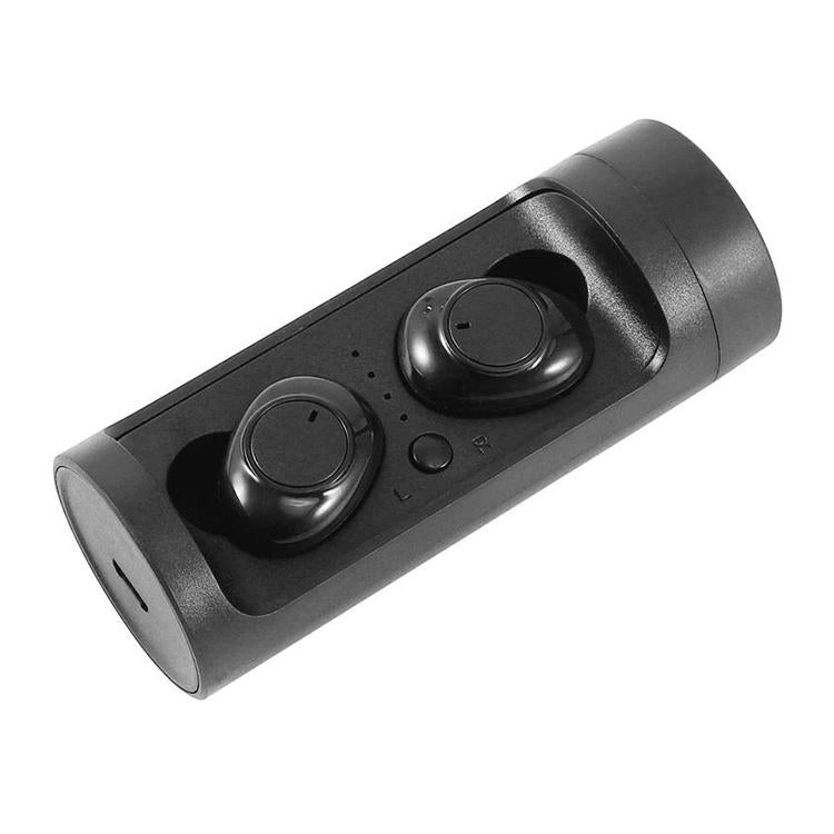 Wireless Touch Bluetooth Headset with Magnetic Charging - Automatic Pairing - Black