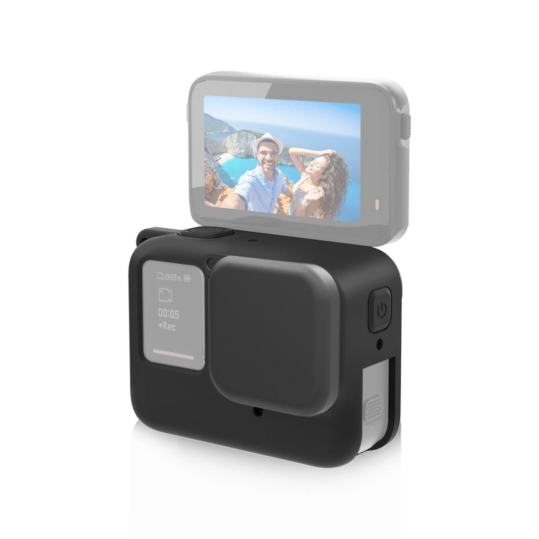 V562-B369UP-202502211950-00 Silicone Protective Case with Lens Cap for Insta360 Ace Pro - Image 1
