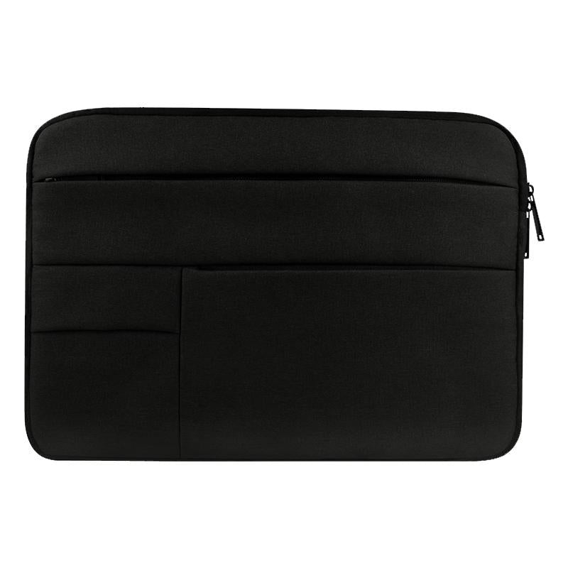 15.6 Inch Laptop Tablet Bag with Multiple Pockets - Portable and Durable - Black