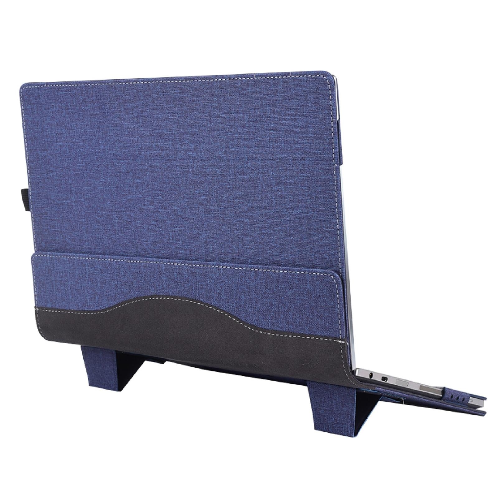V562-B5098946750DBT-202505291252-00 Protective Leather Laptop Case With Stand - 15.6 Inch - Dark Blue - For Samsung Galaxy Book 2 Pro 360 - Image 1