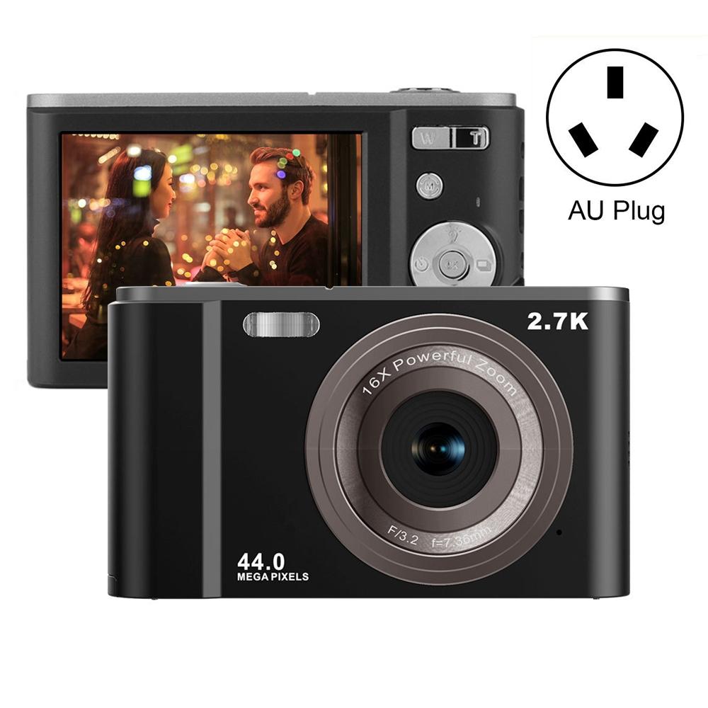 V562-B5371ACD-219952-00 2.7k Full Hd 44mp 16x Zoom 2.88 Digital Camera for Kids - Black - Image 1