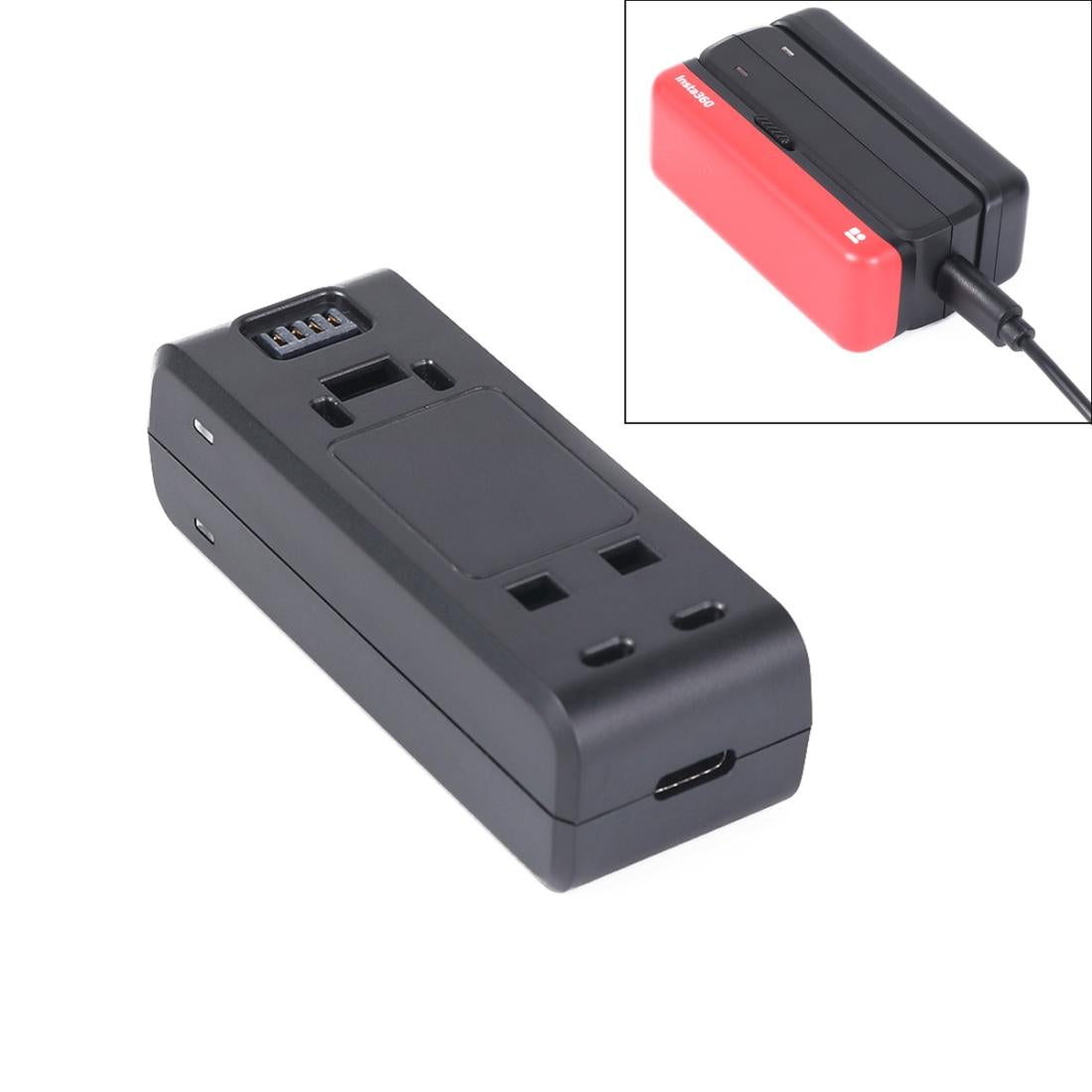 V562-B7401ACD-202502211955-00 Dual-sided Charger for Insta360 one r Batteries - Image 1