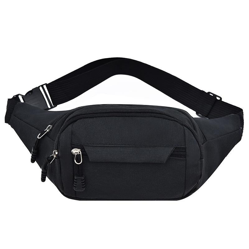 V562-B80008241YZ-202505191628-00 Waterproof Multi Pocket Chest Bag For Sports Black - Image 1