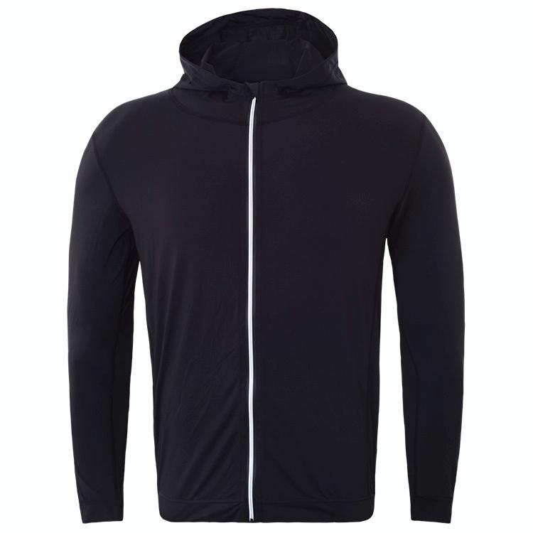 V562-BA11270032YZ-202505262040-00 Men's Quick Dry Sports Coat Black Size L - Black M - Image 1
