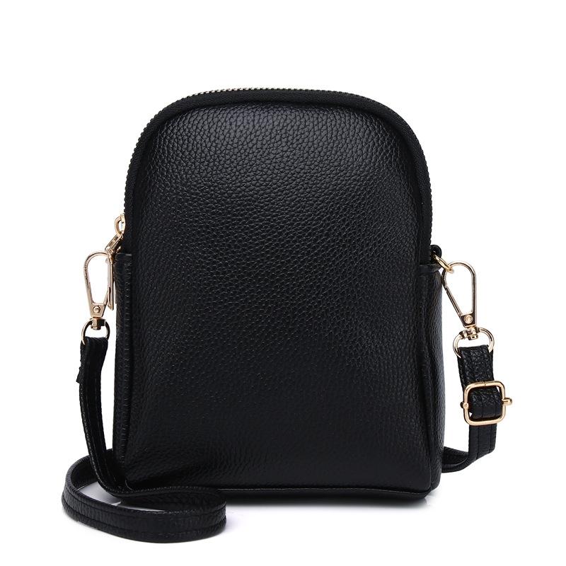 V562-C1006092060DBT-202505191522-00 Iitchi Pattern Crossbody Bag For Ladies Fits Cell Phone - Black - Image 1