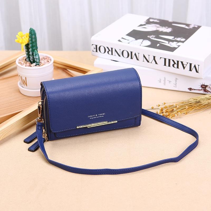V562-C1014222750DBT-202505191547-00 Large Capacity Multi Function Women Wallet - Blue - Image 1