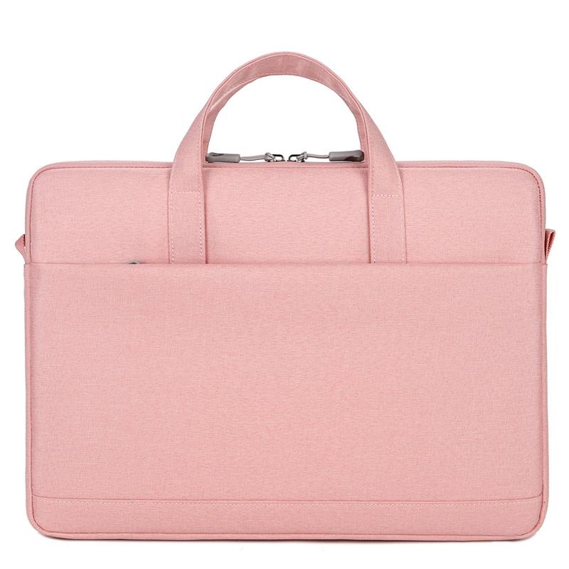 V562-C101894200ADE-202502282046-00 Waterproof Oxford Cloth Laptop Handbag - Fits 13.3 Inch - P310 - Pink - Image 1