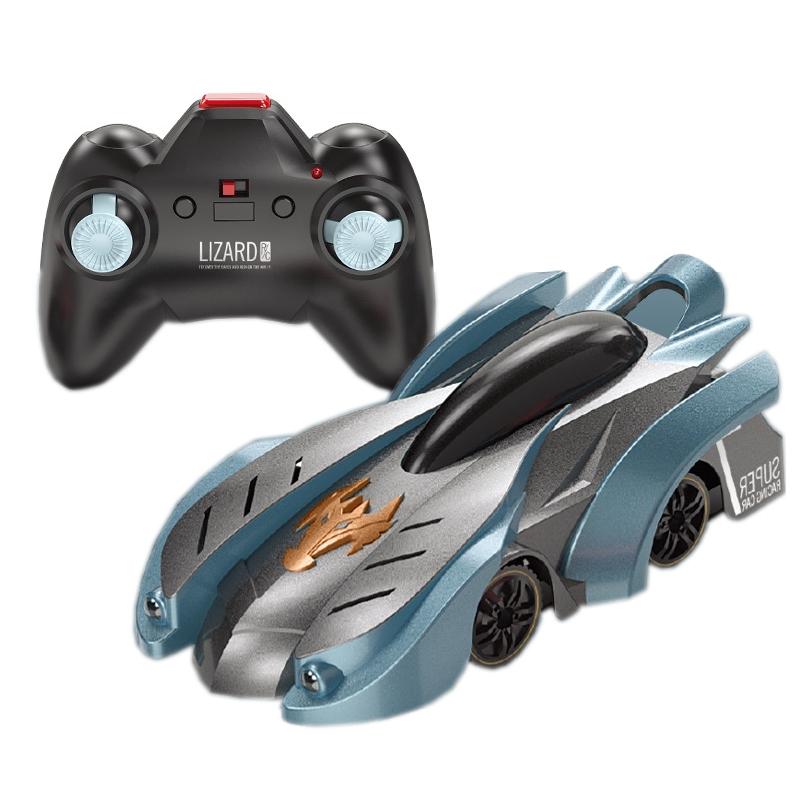 V562-C1030753750DBT-202504291307-00 Electric Remote Control Wall Climbing Car for Kids - Mini Toy - Blue Break Handle Rc Edition - Image 1