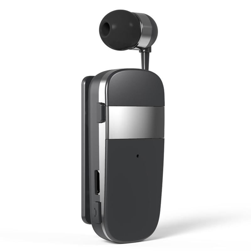 Wireless Bluetooth Earphone with Vibration Reminder for Phone - Gray
