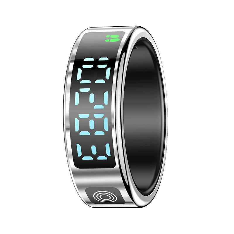V562-C103328200AYS-202504281915-00 Smart Ring Hand Gestures Health Monitoring Sports Modes Size 10 - Silver - Image 1