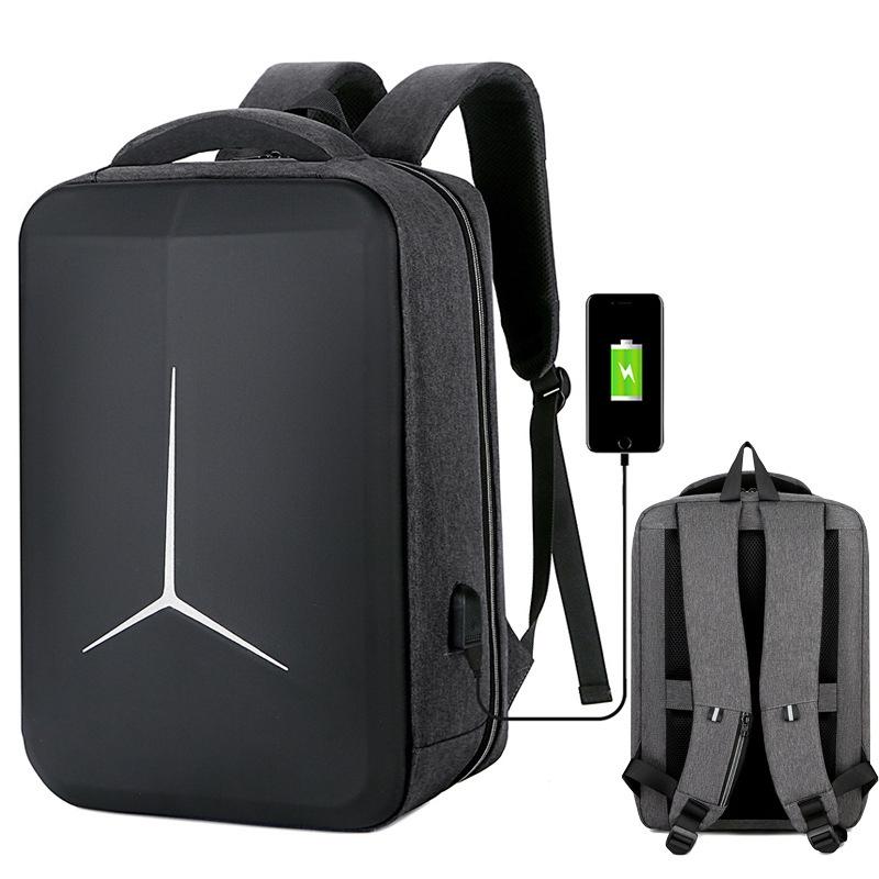 V562-C1043084060DBT-202502281931-00 Waterproof Business Laptop Backpack with Usb Port - Multifunctional - Dark Gray - 15 Inch - Image 1