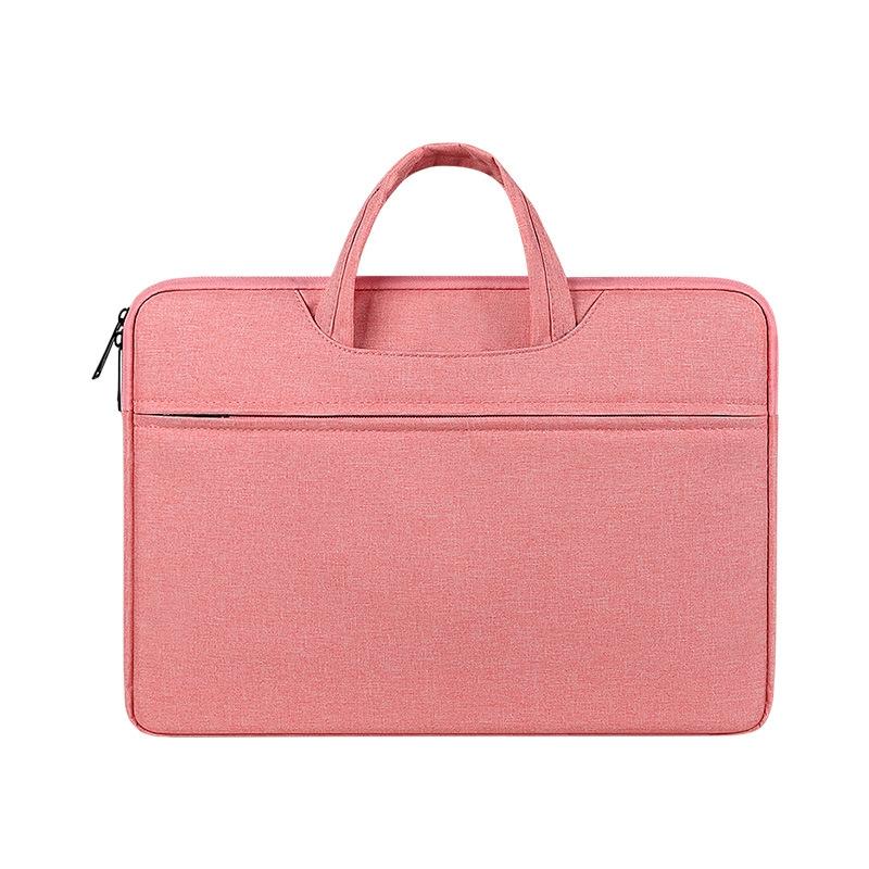 V562-C1050972060DBT-202502282125-00 13.3 Inch Waterproof Laptop Handbag with Shock-absorbing Capacity - Lady Pink - Image 1