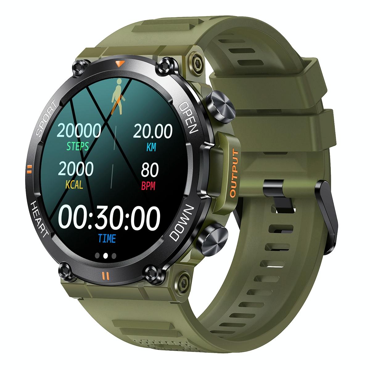 Smart Heart Rate And Blood Pressure Wristband - Monitor - Green