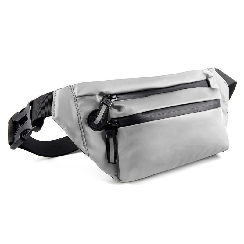 V562-C10670800ADE-202503032016-00 Multi Function Outdoor Sport Waist Bag Crossbody For Mobile Phones - Silver - Image 1